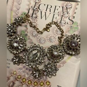 Elegant Gold and Silver Statement Necklace